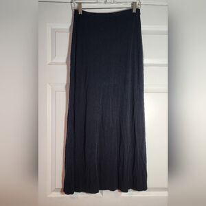 Valerie Stevens Sport Stretchy Black Maxi Skirt S